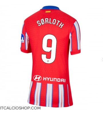 Atletico Madrid Alexander Sorloth #9 Prima Maglia Femmina 2024-25 Manica Corta